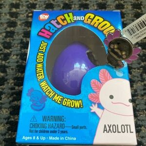 Hatch and Grow Axolotl - Purple and Axolotl Mood Ring